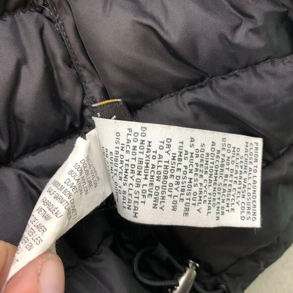 L.L. Bean Women's Puffer Jacket XS Black Insulated Downtek 80% Down Filling - Picture 15 of 16